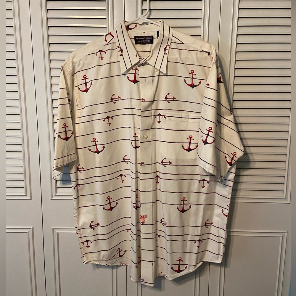Mens Roundtree & Yorke Short Sleeve Shirt